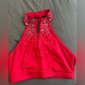 Red Pro Cheer Dance Audition Top